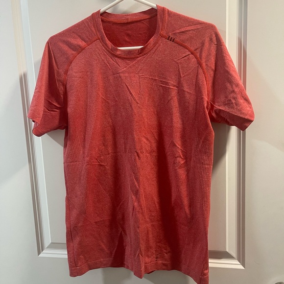 lululemon athletica Other - Lululemon Metal Vent Tech Short Sleeve Size Small Orange